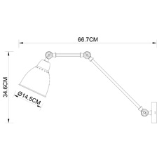 Фото бра A2055AP-1BK