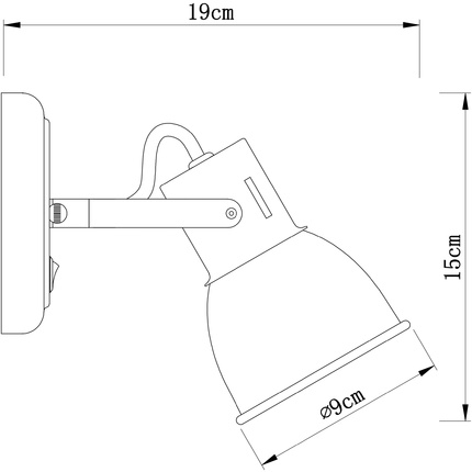 Спот Arte Lamp JOVI A1677AP-1GY