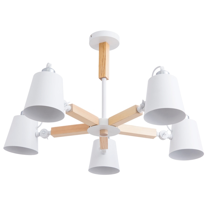Люстра на штанге Arte Lamp OSCAR A7141PL-5WH фото