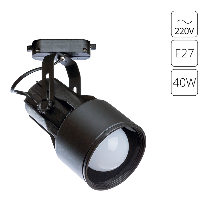 Трековый светильник Arte Lamp LYRA A6252PL-1BK фото