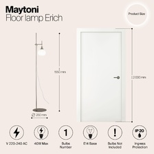 Фото напольные MOD221-FL-01-N_maytoni