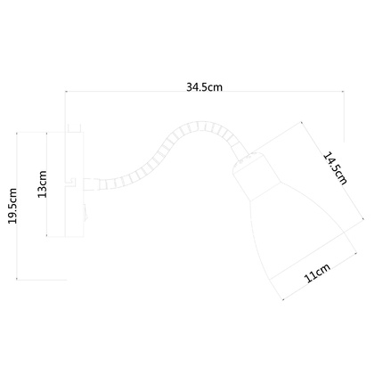 Бра Arte Lamp DORM A1408AP-1BK