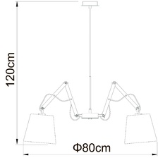 Фото подвесные люстры A5700LM-5WH
