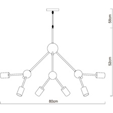 Фото подвесные люстры A3064SP-12WH