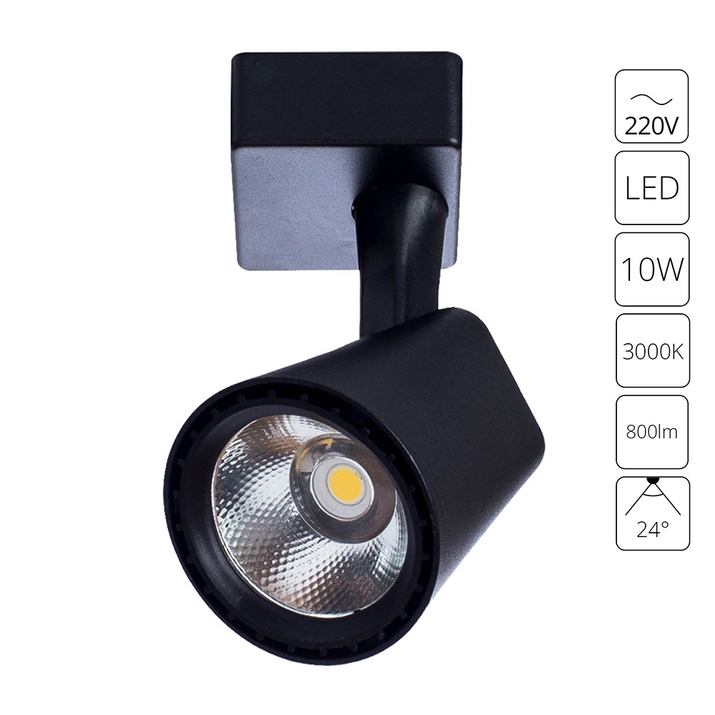 Трековый светильник Arte Lamp AMICO A1811PL-1BK фото
