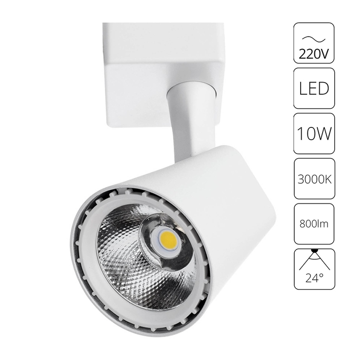 Трековый светильник Arte Lamp AMICO A1811PL-1WH фото