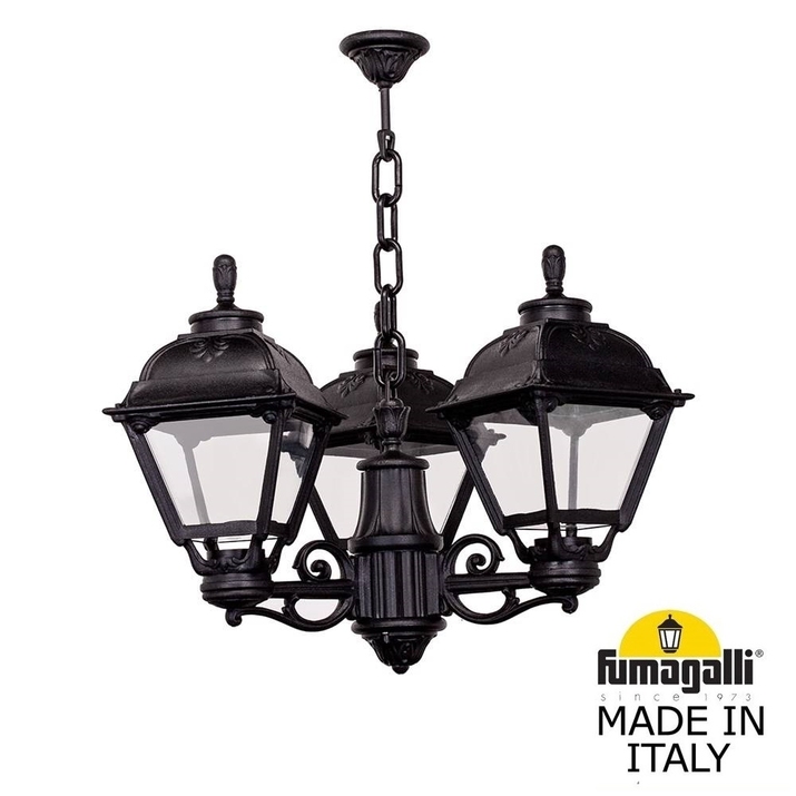 Уличный подвесной светильник Fumagalli SICHEM/CEFA 3L U23.120.S30.AXF1R фото