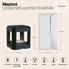 Фото ландшафтные светильники O019FL-L13GR3K_maytoni