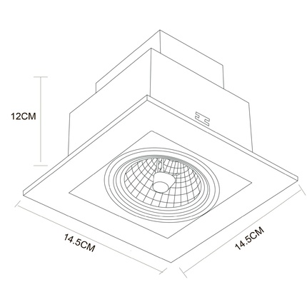 Карданный светильник Arte Lamp CARDANI MEDIO A5930PL-1BK