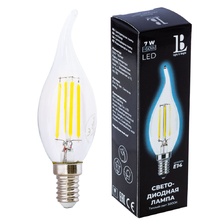 Фото светодиодные лампы E14-7W-WW-flame filament