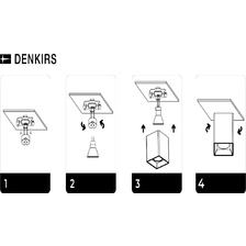 Фото точечные накладные светильники DK3030-BK_denkirs