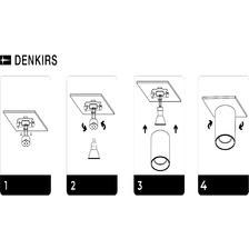 Фото точечные накладные светильники DK3040-WH_denkirs