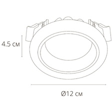 Фото точечные встраиваемые светильники A7992PL-1WH