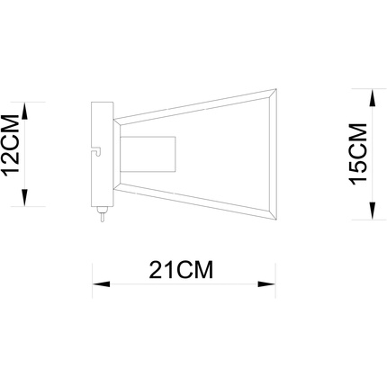 Настенный светильник Arte Lamp BRUSSELS A8030AP-1BK