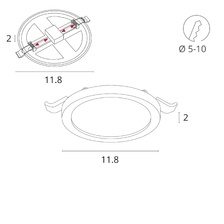 Фото даунлайты A7978PL-1WH