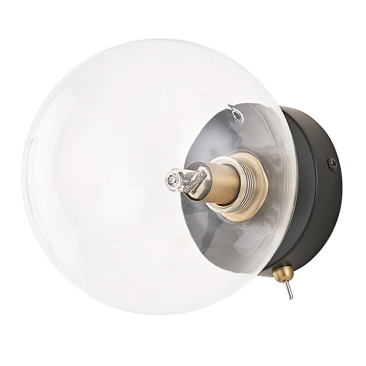 Настенный светильник Arte Lamp VINCENT A7790AP-1BK фото