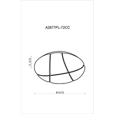 Фото потолочные светильники A2677PL-72CC