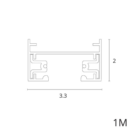 Шинопровод Arte Lamp TRACK ACCESSORIES A540133