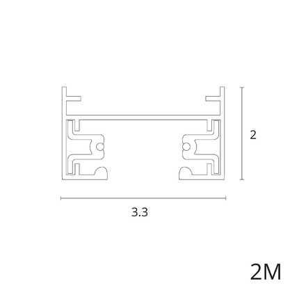 Шинопровод Arte Lamp TRACK ACCESSORIES A540233