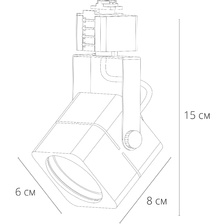 Фото трековые светильники A1315PL-1BK
