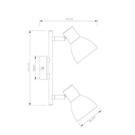 Спот Arte Lamp FALENA A3117PL-2BK