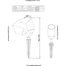 Фото грунтовые светильники A1022IN-1BK