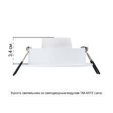 Фото точечные встраиваемые светильники A2167PL-1WH