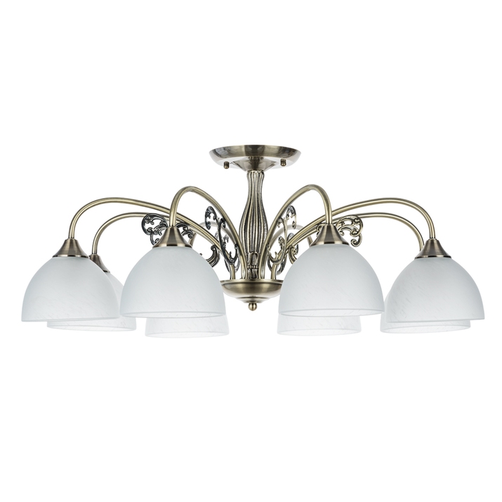 Потолочная люстра Arte Lamp SPICA A3037PL-8AB фото