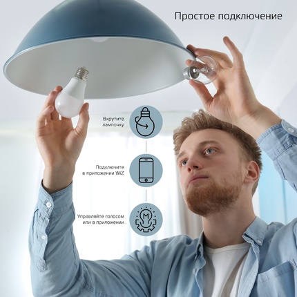 Светодиодная лампа Gauss SMART HOME С37 5W 470Lm 2700-6500K E14 1110112