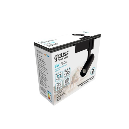 Трековый светильник GAUSS TRACK LIGHT LED TR078