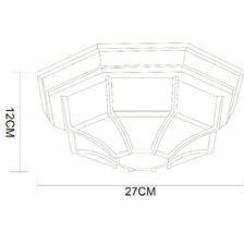 Фото уличные потолочные светильники A3121PF-1BN
