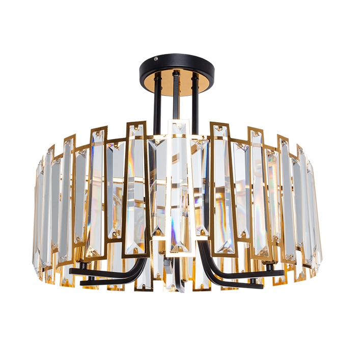 Потолочная люстра Arte Lamp AMBER A1028PL-6BK фото