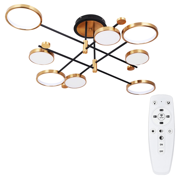 Потолочная люстра Arte Lamp HOLLY A1364PL-8PB фото