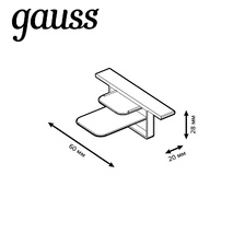Фото комплектующие для трековых систем TR143_GAUSS