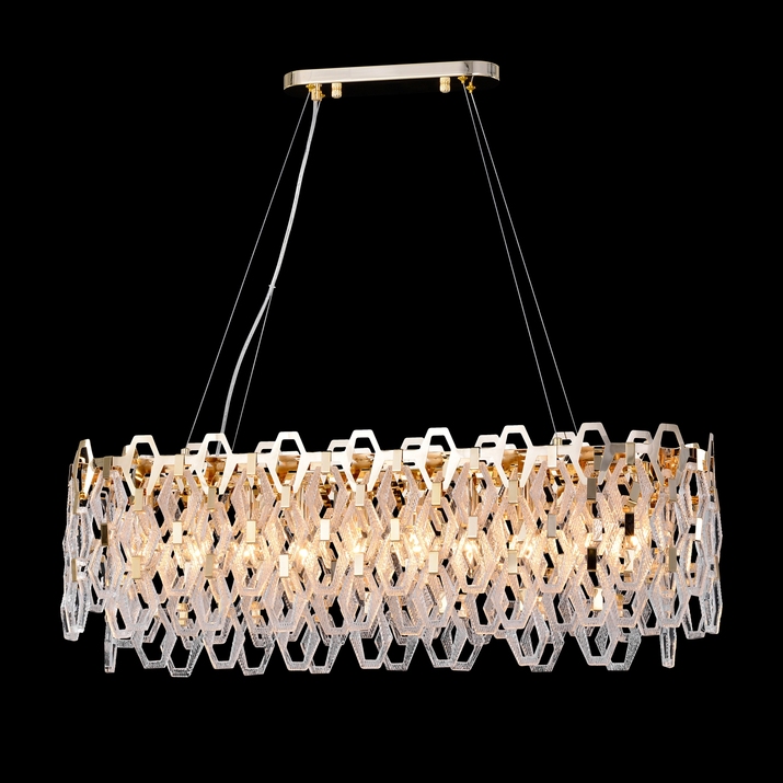 Подвесная люстра Maytoni TISSAGE MOD490PL-10G фото