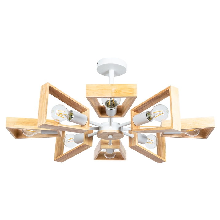 Люстра на штанге Arte Lamp BRUSSELS A8030PL-8WH фото