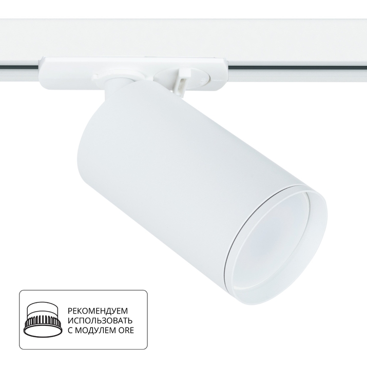 Трековый светильник Arte Lamp FLAME A1519PL-1WH фото