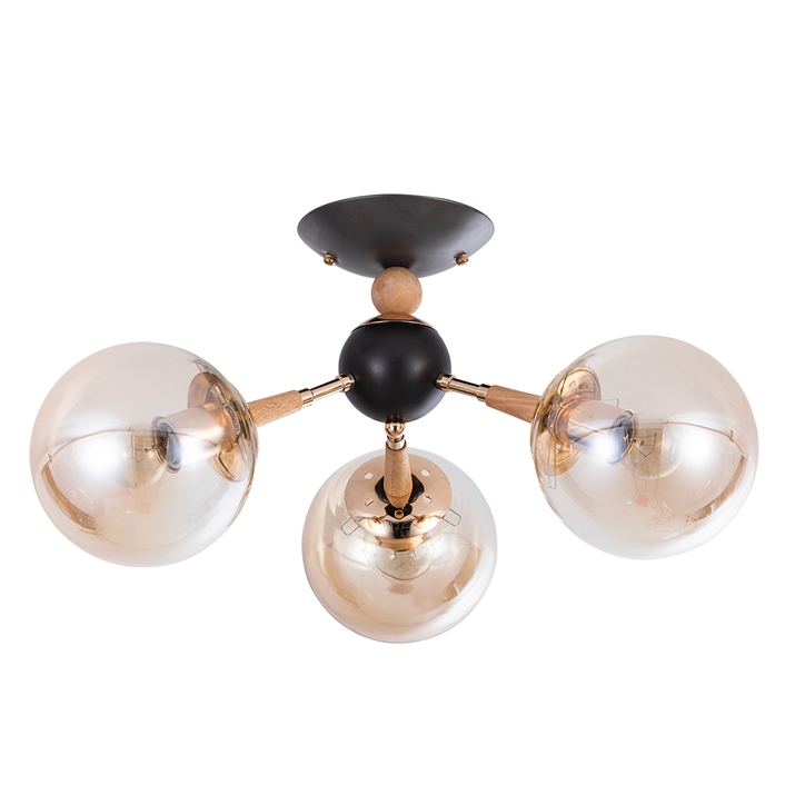 Потолочная люстра Arte Lamp BOSTON A4485PL-3BK фото