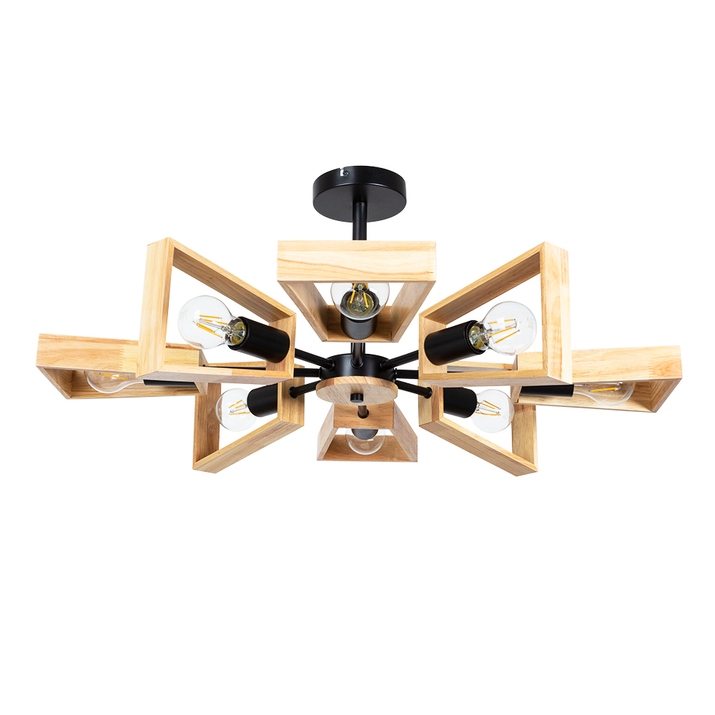 Люстра на штанге Arte Lamp BRUSSELS A8030PL-8BK фото