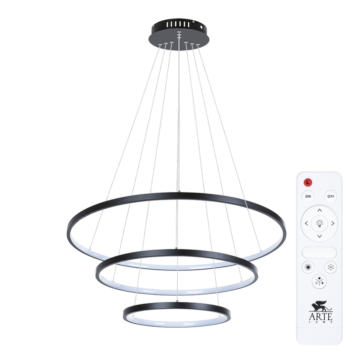 Подвесная люстра Arte Lamp FRODO A2197SP-3BK фото