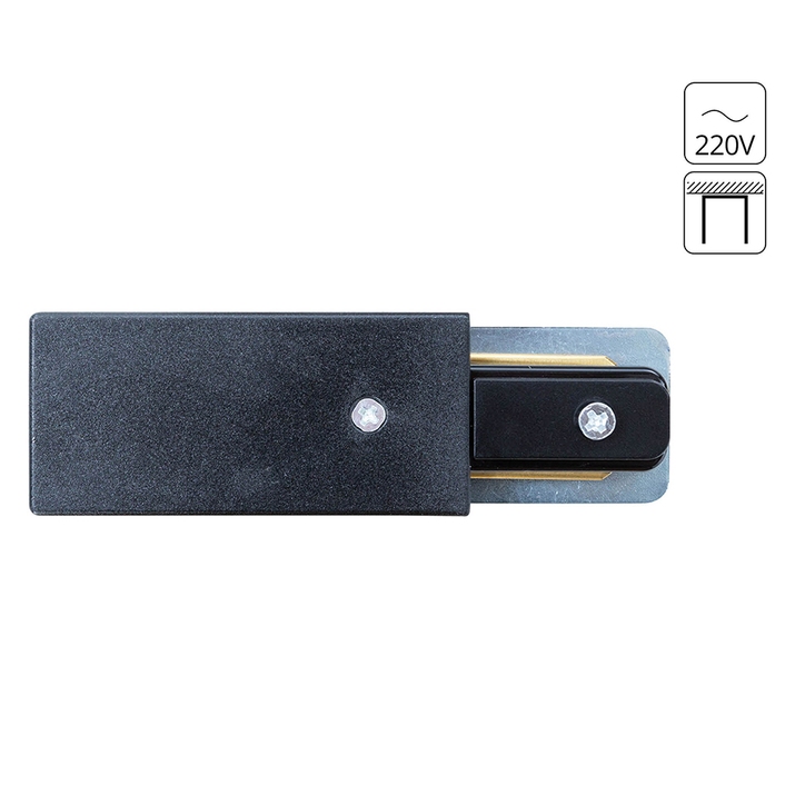 Коннектор-токопровод для шинопровода Arte Lamp TRACK ACCESSORIES A160206 фото