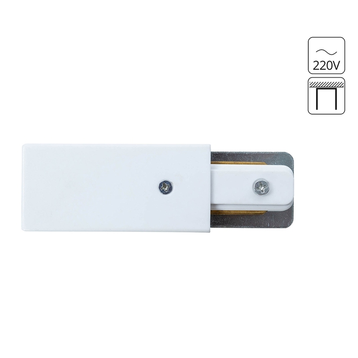 Коннектор-токопровод для шинопровода Arte Lamp TRACK ACCESSORIES A160233 фото