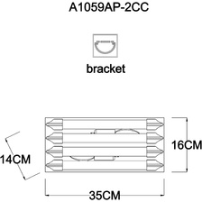Фото настенные светильники A1059AP-2CC