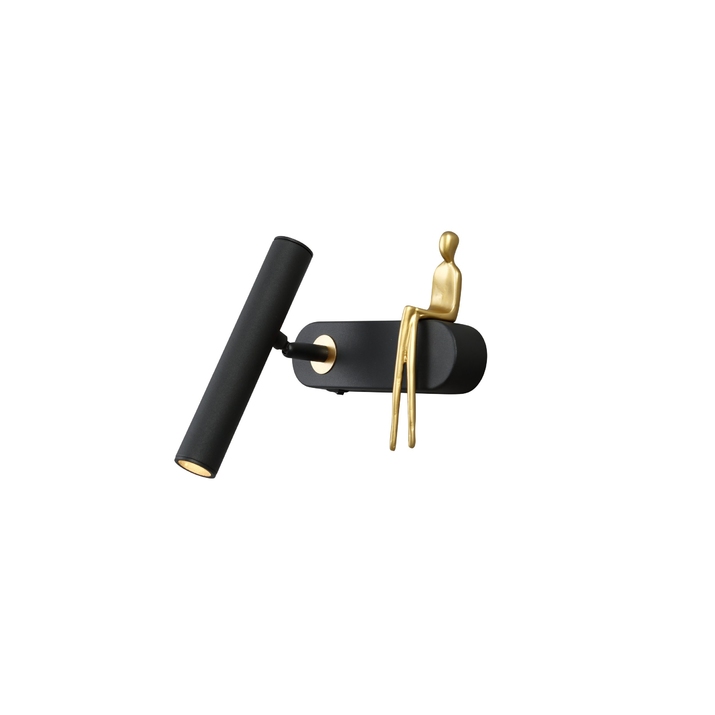 Бра Arte Lamp ALBERT A2173AP-1BK фото