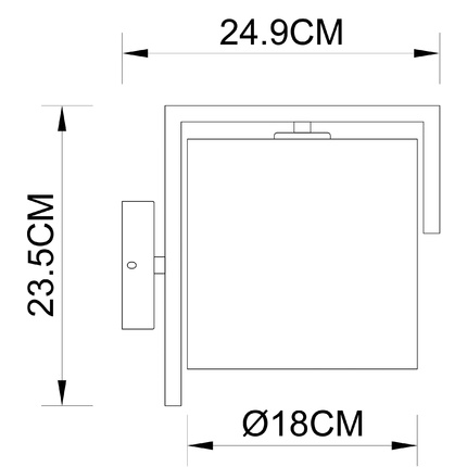 Бра Arte Lamp APEROL A5031AP-1SS