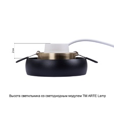 Фото точечные встраиваемые светильники A6666PL-1BK