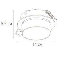 Фото точечные встраиваемые светильники A2264PL-1BK