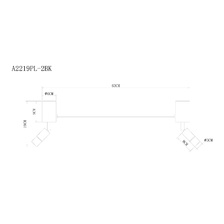 Фото накладные споты A2219PL-2BK