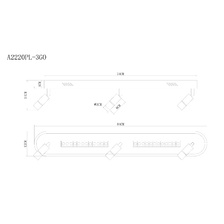 Фото накладные споты A2220PL-3GO
