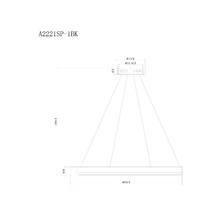 Фото подвесные люстры A2221SP-1BR